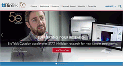 Desktop Screenshot of biotek.com